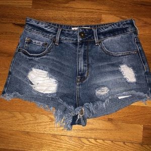 PacSun High-Waisted Denim Shorts